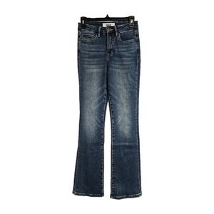 Mica Los Angeles High Rise‎ Straight Cut Jeans Blue Women's Size 24x31